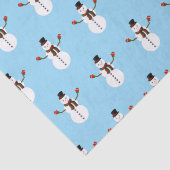 Papier Mousseline snowman (Détail)