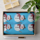 Papier Mousseline Snowman (Cadeau)