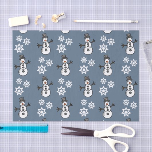 Papier Mousseline Snowman (Artisanat)