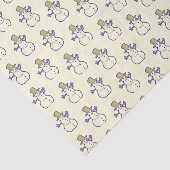 Papier Mousseline Snowman à l'ancienne (Détail)