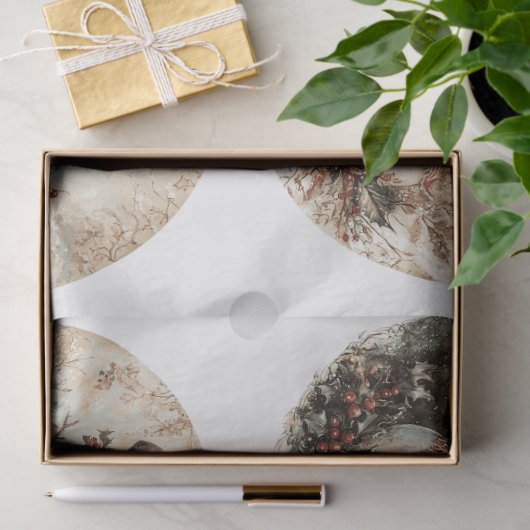 Papier Mousseline Snowman Christmas Rounds (Cadeau)