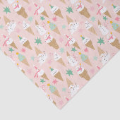 Papier Mousseline Snowman Crème glacée cônes Noël Motif (Détail)