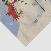 Papier Mousseline Snowman et son (Détail)