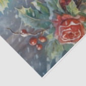 Papier Mousseline Snowman victorien (Détail)