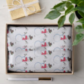 Papier Mousseline Snowman Winter Retro Parti Vintage Noël (Cadeau)