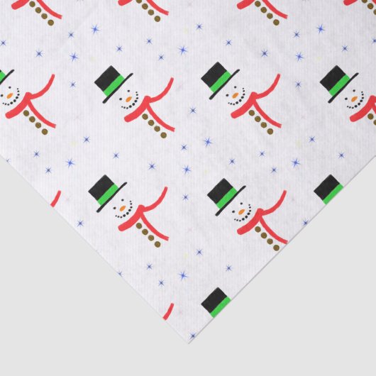 Papier Mousseline Snowmen (Détail)