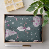 Papier Mousseline Snowmen Snowflakes Noël Arbres Noël (Cadeau)