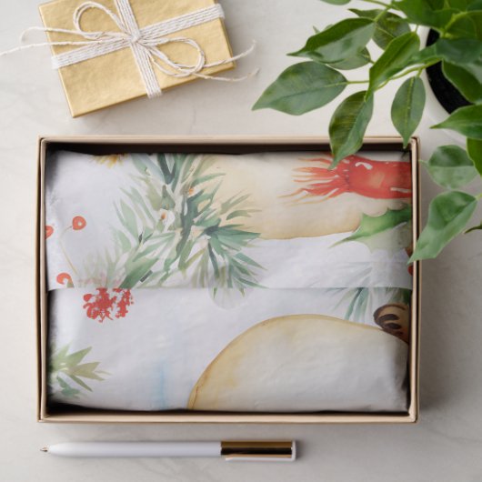 Papier Mousseline Snowmen Snowflakes Snow Holries Noël (Cadeau)