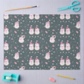 Papier Mousseline Snowmen Snowflakes Verdure Noël (Artisanat)