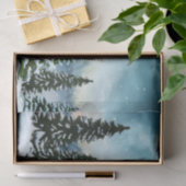 Papier Mousseline Snowy pine (Cadeau)