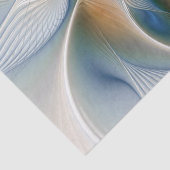 Papier Mousseline Soaring, Abstract Fantasy Fractal Art With Blue (Détail)