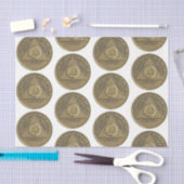 Papier Mousseline Sober Recovery Anniversaire AA sur le blanc de piè (Artisanat)