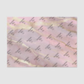 Papier Mousseline Soft Gold Peach Marble (Recto)