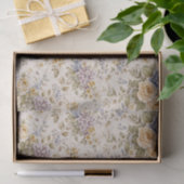 Papier Mousseline Soft Ivory Garden Bloom (Cadeau)