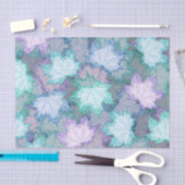 Papier Mousseline Soft Pastel Feuilles (Artisanat)