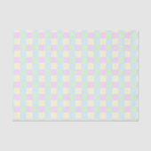 Papier Mousseline Soft Pastel Squares Pattern (Recto)