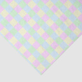 Papier Mousseline Soft Pastel Squares Pattern (Détail)
