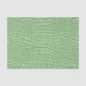 Papier Mousseline Soft Sage Green Snake Skin Scales Decoupage (Recto)