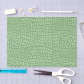 Papier Mousseline Soft Sage Green Snake Skin Scales Decoupage (Artisanat)