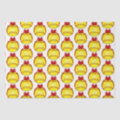 Papier Mousseline Softball avec boîte de Noël (Recto)