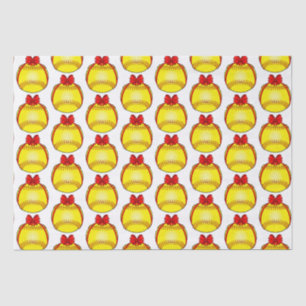 Papier Mousseline Softball avec boîte de Noël