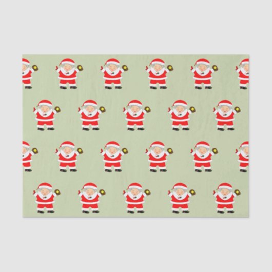 Papier Mousseline Softball de Noël (Recto)