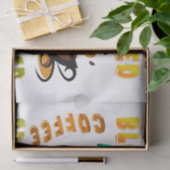 Papier Mousseline Soigné Béni Et Café Obsédé (Cadeau)