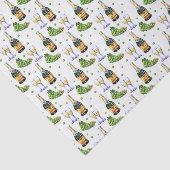 Papier Mousseline soirée carrelée pour les amateurs de vin mignon (Détail)