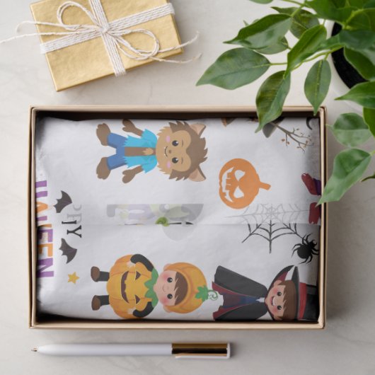 Papier Mousseline Soirée Costume d'Halloween pour les petits (Cadeau)