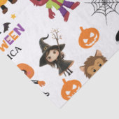 Papier Mousseline Soirée Costume d'Halloween pour les petits (Détail)