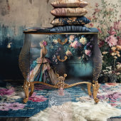 Papier Mousseline Soirée Promenade Française Imaginaire Portrait