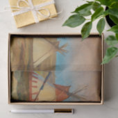 Papier Mousseline Soirée sur la réserve Blackfoot de Dixon (Cadeau)