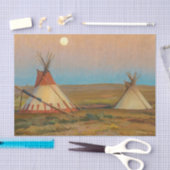 Papier Mousseline Soirée sur la réserve Blackfoot de Dixon (Artisanat)