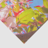 Papier Mousseline Sois ma Valentine Nature fleurit Coeur en fleurs (Détail)