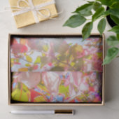 Papier Mousseline Sois ma Valentine Nature fleurit Coeur en fleurs (Cadeau)