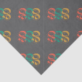 Papier Mousseline Soixante gris rétro (Détail)