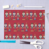 Papier Mousseline Soldat de Noël (Artisanat)