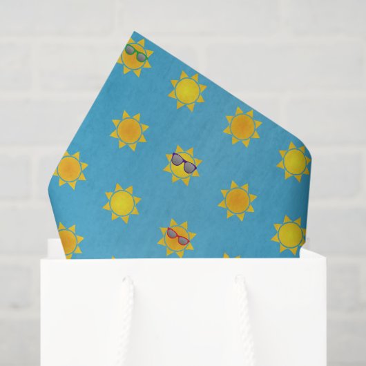 Papier Mousseline Soleil à Shades (Sac cadeau)