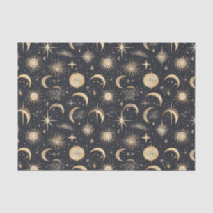 Papier Mousseline Soleil céleste et étoiles Ciel nocturne