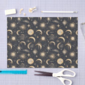 Papier Mousseline Soleil céleste et étoiles Ciel nocturne (Artisanat)