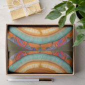Papier Mousseline Soleil céleste Mandala (Cadeau)