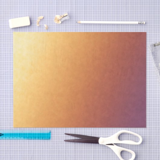 Papier Mousseline Soleil doré (Artisanat)