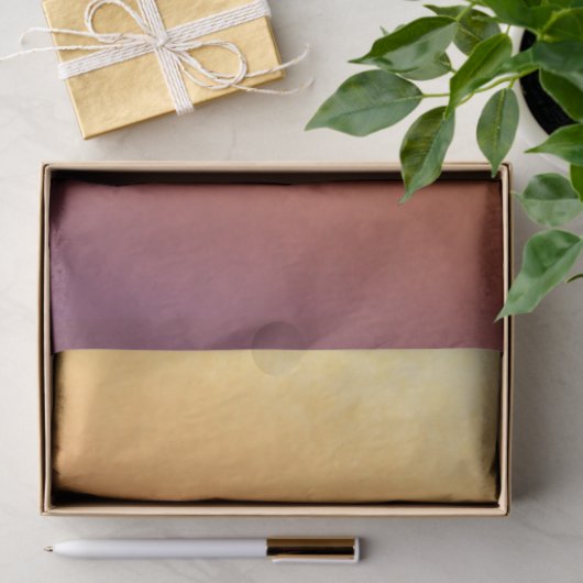 Papier Mousseline Soleil doré (Cadeau)