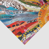 Papier Mousseline Soleil en techniques mixtes (Détail)