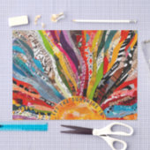 Papier Mousseline Soleil en techniques mixtes (Artisanat)