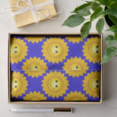 Papier Mousseline Soleil Sourires et Joyeux Jours, (Cadeau)