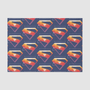 Papier Mousseline Soleil Tourner Superman Shield