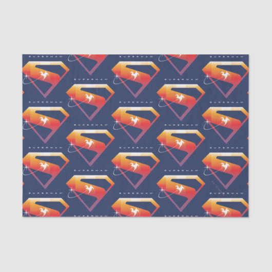 Papier Mousseline Soleil Tourner Superman Shield (Recto)