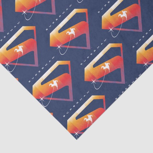 Papier Mousseline Soleil Tourner Superman Shield (Détail)