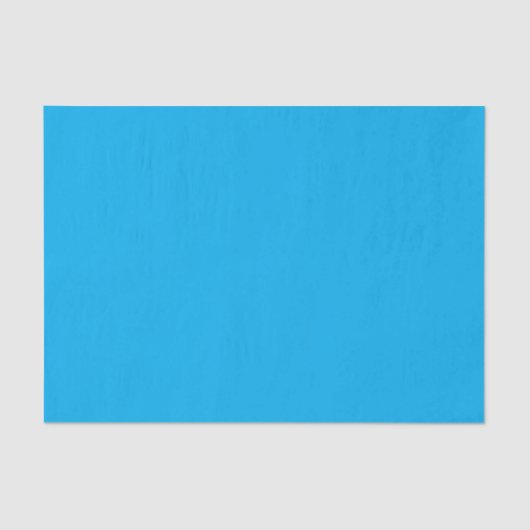 Papier Mousseline Solid Cyan Blue Background | Summer Minimal Style (Recto)